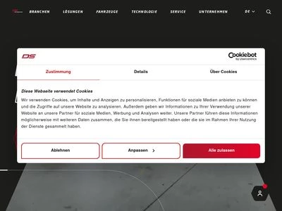 Website von DS AUTOMOTION GmbH