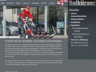 Website von Julius Tielbürger GmbH & Co. KG