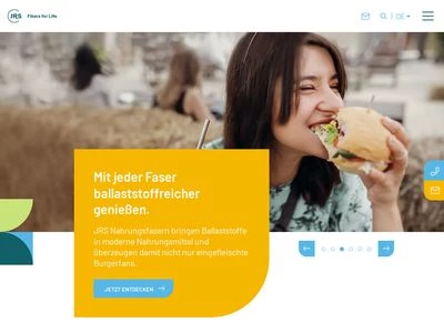 Website von J. Rettenmaier & Söhne GmbH + Co  KG