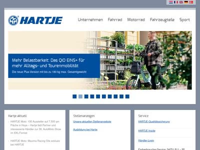 Website von Hermann Hartje KG