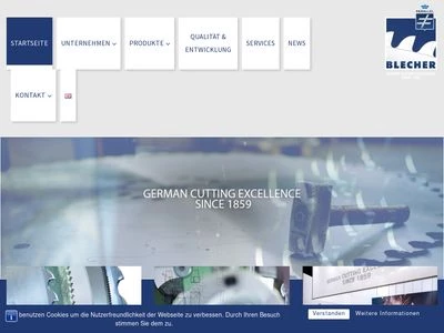 Website von August Blecher GmbH & Co. KG