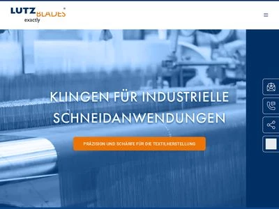 Website von LUTZ GmbH & Co. KG