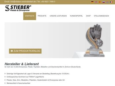 Website von Stieber GmbH & Co.KG