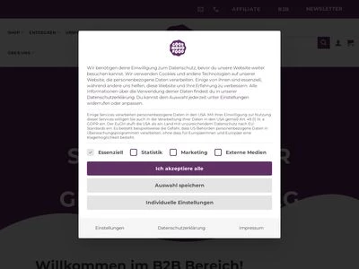 Website von goodmoodfood GmbH