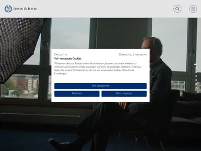 Website von Jebsen & Jessen (GmbH & Co.) KG