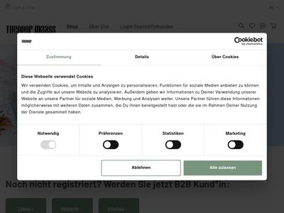 Website von Theodor Maass GmbH