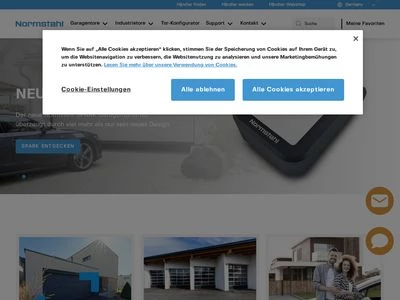 Website von Doors and Parts Germany GmbH