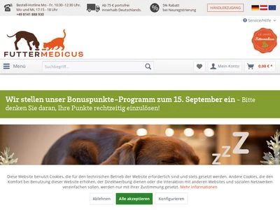 Website von Futtermedicus