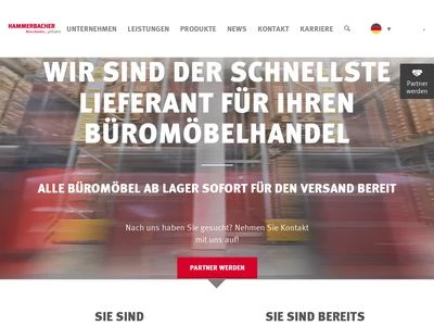 Website von Hammerbacher GmbH