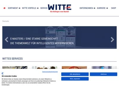 Website von Witte GmbH