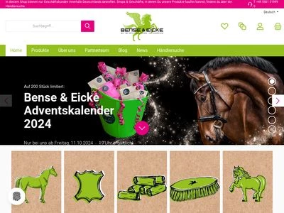 Website von Bense & Eicke GmbH & Co. KG