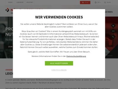 Website von Nölle + Nordhorn GmbH