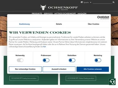 Website von GEDORE Werkzeugfabrik GmbH & Co. KG