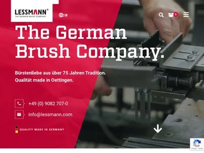 Website von Lessmann GmbH