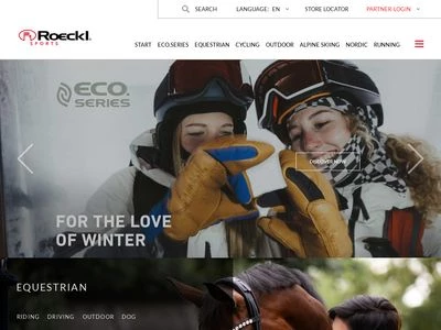 Website von Roeckl Sporthandschuhe GmbH & Co. KG