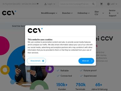 Website von CCV GmbH