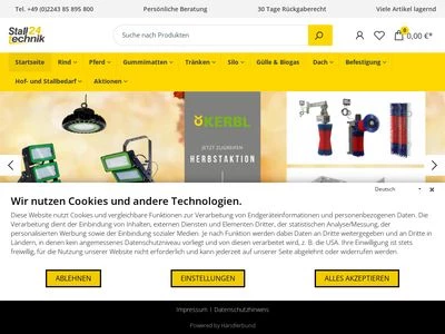 Website von Josef Bonrath Landbautechnik GmbH