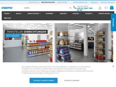 Website von Shop Exclusiv Ladenbau und mehr GmbH