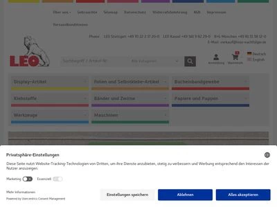 Website von Wilhelm LEO´s Nachfolger GmbH