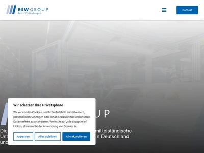 Website von Eichsfelder Schraubenwerk GmbH