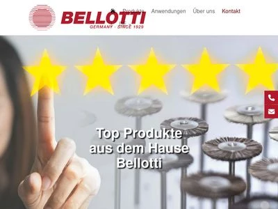 Website von Bellotti GmbH & Co. KG