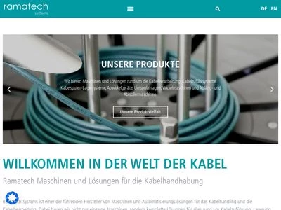 Website von Ramatech Systems AG