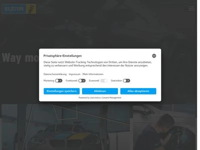 Website von ThyssenKrupp Bilstein GmbH