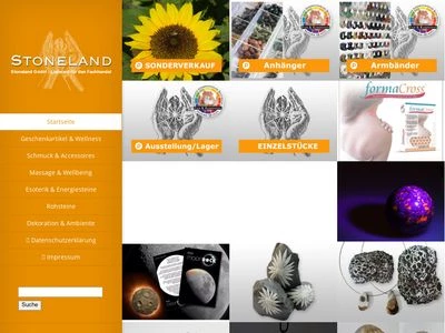 Website von Stoneland GmbH