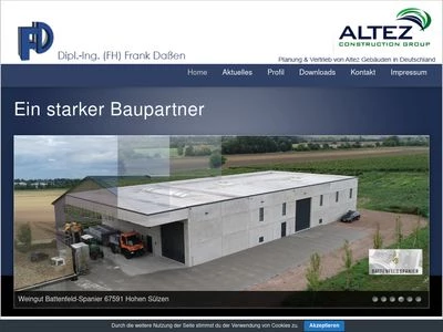 Website von Altez - Dipl.-Ing.(FH) Frank Daßen