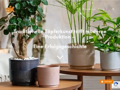 Website von Soendgen Keramik GmbH