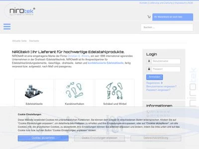 Website von NIROtek | Christian G. Ahrens