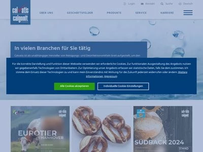 Website von Calvatis GmbH