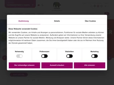 Website von CAPAROL Farben Lacke Bautenschutz GmbH