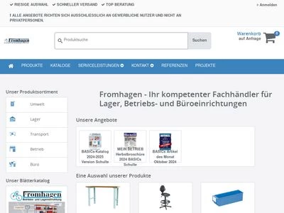 Website von K. Fromhagen GmbH & Co. KG