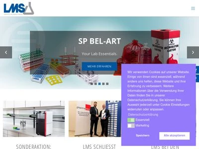 Website von LMS Consult GmbH & Co. KG