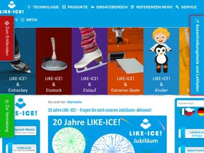 Website von LIKE-ICE Science GmbH