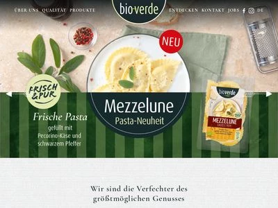 Website von Isana NaturFeinkost GmbH & Co. Produktions- und Handels KG