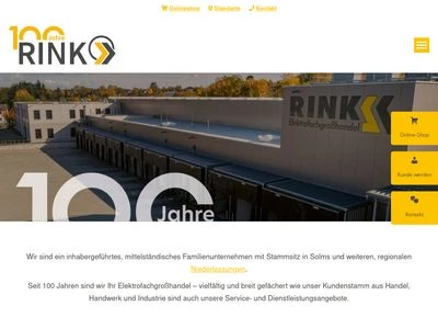 Website von Wilhelm Rink GmbH & Co. KG