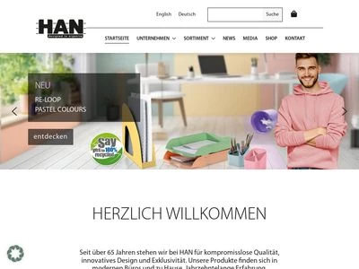 Website von HAN GmbH & Co. KG