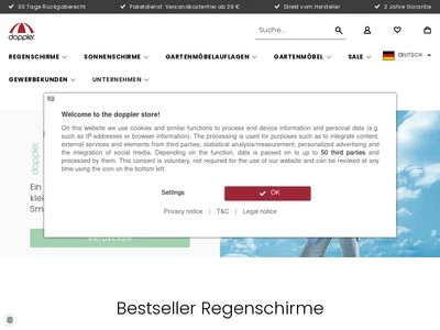 Website von doppler E. Doppler & Co GmbH