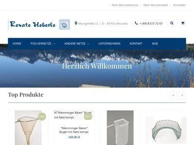 Website von Renate Heberle Netzfabrikation