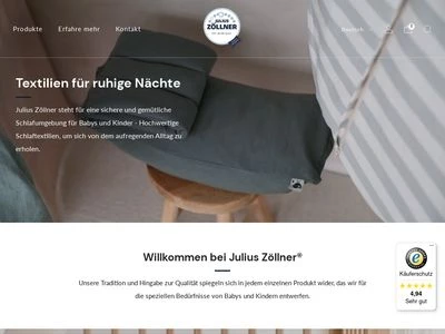 Website von Julius Zöllner GmbH &Co.KG