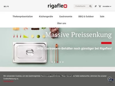 Website von Rigaflex AG 