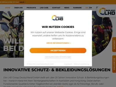 Website von LHD Group Deutschland GmbH