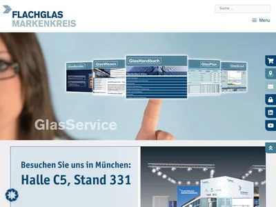 Website von Flachglas MarkenKreis GmbH