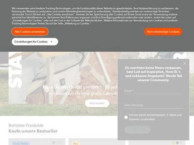 Website von Dometic Germany GmbH