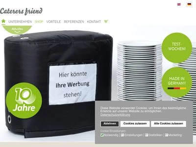 Website von Caterers friend GmbH & Co. KG