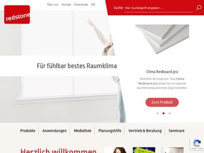 Website von redstone GmbH & Co. KG