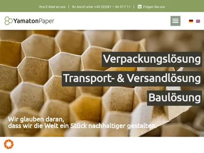 Website von Yamaton Paper GmbH