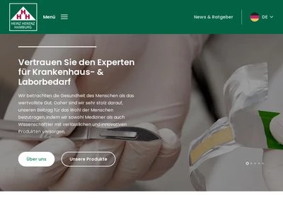 Website von HEINZ HERENZ MEDIZINALBEDARF GMBH